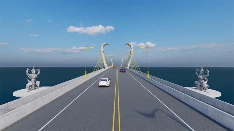 โครงการก่อสร้างสะพานข้ามทะเลสาบสงขลา จ.สงขลา-จ.พัทลุง และโครงการก่อสร้างสะพานเชื่อมเกาะลันตา จ.กระบี่
